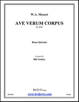 AVE VERUM CORPUS BRASS QUINTET P.O.D. cover